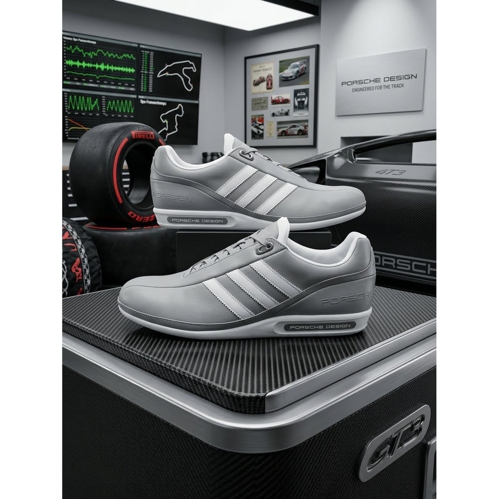 adidas Originals Porsche Design SP1 Grey Shoes Men Size 11.5 VINTAGE READ